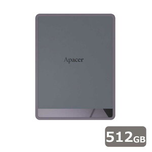 Apacer|アペイサー Apacer AS724 外付けSSD 512GB AS724 USB 3.2 Gen 2 Type-C/C & C/A ケーブル付属 転送速度500MB/s(モーブ) AP512GAS724M-1