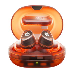 SteelSeries�i�X�e�B�[���V���[�Y�j ���C�����X�Q�[�~���O�C���z�� Arctis GameBuds Glorange 61683