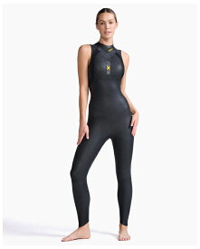 2XU レディース　トライアスロン用ウェットスーツ　プロペル P：1 スリーブレス（BLK-ABN・サイズ：S） WW4995C-BLK-ABN-S