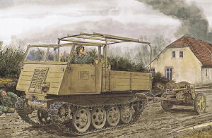 ドラゴンモデル 【再生産】1/35 WW.II ドイツ軍 RSO/3 & 5cm Pak38 対戦車砲 マジックトラック/アルミ砲身/3Dプリントマズルブレーキ付属 豪華仕様【DR6684SP】 プラモデル