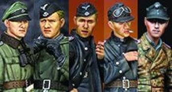 アルパイン 35 WWII ドイツ 武装親衛隊ヘッドセット＃5 レジンフィギュア