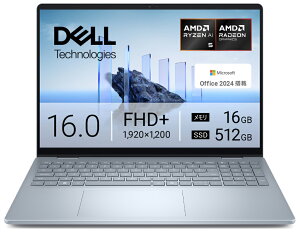 DELLbf 16^ m[gp\R NCL56-FNHBJyJoshinIWiziRyzen AI 5/ 16GB/SSD 512GB/Officej-ACXu[ NCL56-FNHBJ