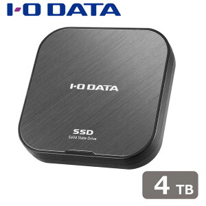 ACEI[Ef[^@bI-O DATA USB 40GbpsiUSB4jΉ |[^uSSD 4TBi_[NO[j R-SSPT-UF4