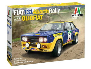 イタレリ 【再生産】1/24 フィアット 131 アバルト ラリー ORIO FIAT(日本語説明書付属)【IT3667】 プラモデル