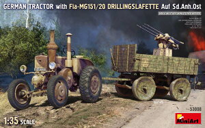 �~�j�A�[�g 1/35 �h�C�c�g���N�^�[ Fla-MG151/20 �h�������O���ځyMA53008�z �v�����f��