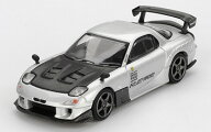 MINI-GT 1/64 マツダ RX-7 RE雨宮 シルバーメタリック(左ハンドル)【MGT01106-L】 ミニカー