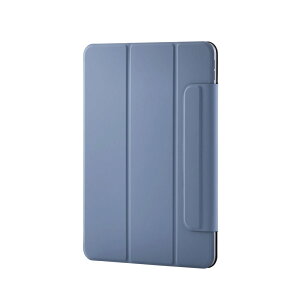 �G���R�� iPad Air �P�[�X 11�C���` ( M3 / M2 ) / 10.9�C���` ��5���� ��4���� �p�}�O�l�b�g���E�t���b�v �J�o�[ �X�^���h �I�[�g�X���[�v�@�\ �y�� �����^�i�u���[�O���[�j TB-A25MWVPF2BG