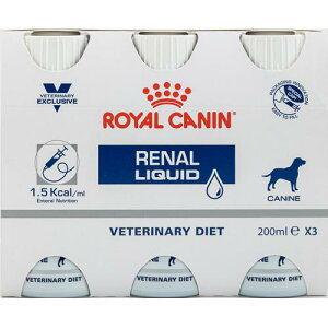犬用流動食　療法食 ロイヤルカナン 犬 腎臓サポート リキッド200ml×3 ロイヤルカナン イヌジンゾウSL200MLX3