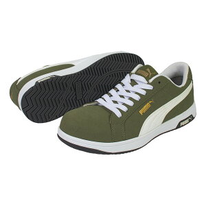 プーマ HERITAGE ICONIC オリーブ LOW 25.5cm 静電気帯電防止 64.201.0-OLI-25.5 PUMA SAFETY