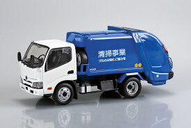 アオシマ 1/32 楽プラ スナップキット No.25-PK 日野 デュトロ パッカー車 プラモデル