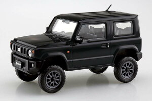 アオシマ 1/32 楽プラ スナップキット No.09CU-BB スズキ JB64 ジムニー カスタムホイール(ブルーイッシュブラックパール3) プラモデル