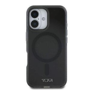 innoTech iPhone 16p MagSafeΉ PC/TPU P[XiubNj TUMI HC TRANSPARENT MAGSAFE SHOCKPROOF IP16 BLACK TUHMP16SHSP1TK