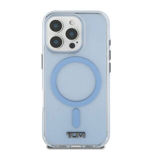 innoTech iPhone 16 Prop MagSafeΉ PC/TPU P[Xiu[j TUMI HC TRANSPARENT MAGSAFE SHOCKPROOF GLACIER BLUE IP16 PRO TUHMP16LHSP1TGB