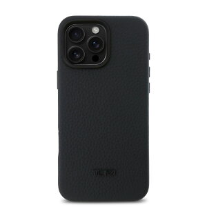 innoTech iPhone 16p MagSafeΉ U[P[XiubNj TUMI HC MAGSAFE GRAINED GENUINE MAGSAFE LEATHER BLACK IP16 TUHMP16SFWGRLK