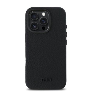 innoTech iPhone 16 Prop MagSafeΉ U[P[XiubNj TUMI HC GRAINED GENUINE MAGSAFE LEATHER BLACK CASE IP16 PRO TUHMP16LFWGRLK