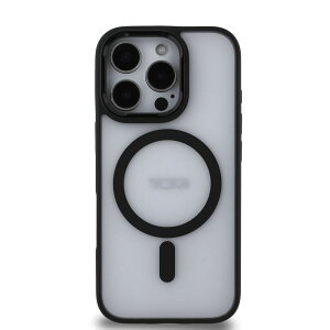 innoTech iPhone 16 Prop MagSafeΉ PC P[XiubNj TUMI HC MAGSAFE FROSTED MAGSAFE TRANSPARENT W/ STAND BLACK IP16 PRO TUHMP16LTSFK