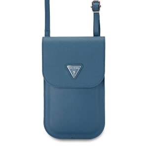 innoTech PU �E�H���b�g�o�b�O�i�u���[�j GUESS WALLET GRAINED PU TRIANGLE BLUE GUCWBPGTSPSB