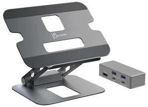 WFCt@CuNGCg hbLOXe[V 16C`Ή m[gPCX^h j5create Multi-Angle 4K Docking Stand JTS327
