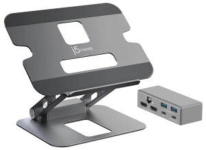 WFCt@CuNGCg hbLOXe[V 16C`Ή m[gPCX^h j5create Multi-Angle Dual HDMI Docking Stand JTS427