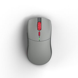 Glorious（グロリアス） ワイヤレスゲーミングマウス 6ボタン（グレー/レッド） Glorious Series One PRO Wireless Mouse Centauri Grey/Red Forge GLO-MS-P1W-CT-FORGE