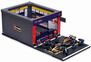 �u���S 1/43 �I���N�� ���b�h�u�� ���[�V���O PIT PASS �Z�b�g RB20 No1(�N���[×6pcs�p�h�b�N�K���[�W)�yBUR38453V�z �~�j�J�[