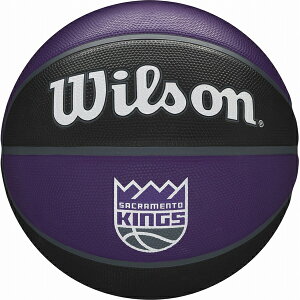Wilson�i�E�B���\���j NBA TEAM TRIBUTE �o�X�P�b�g�{�[���i���o�[�j SAC KINGS 7�����i�p�[�v���j WIL-B1300XBSAC