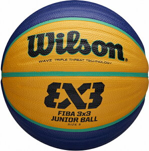Wilson�i�E�B���\���j FIBA 3X3 �W���j�A �o�X�P�b�g�{�[���i���o�[�j 5�����i�u���[/�C�G���[�j WIL-WTB1133XB