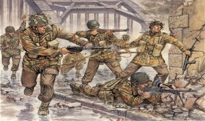 イタレリ 【再生産】1/72 WW.II イギリス軍空挺部隊【IT6034】 プラモデル