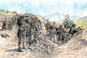 イタレリ 【再生産】1/72 WW.II ドイツ軍 空挺部隊(熱帯装備)【IT6134】 プラモデル