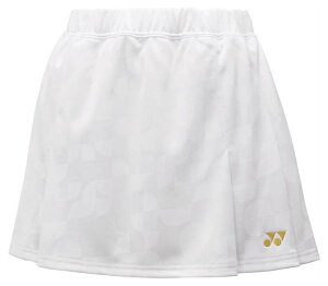 ヨネックス レディース スカート(ホワイト・サイズ:O) YO-26174-011-O YONEX