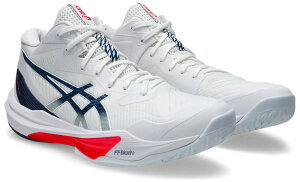 アシックス メンズ バレーボールシューズ SKY ELITE FF MT 3(WHITE/MAKO・サイズ:25.5cm) 1051A081-104-25.5 asics