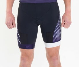 2XU（ツー・タイムズ・ユー） MX4685B-OUT/WHT-XL 2XU ユニセックス トライアスロンウェアトライショーツ（OUT/WHT・サイズ：XL） 2XU CUSTOM TRI SHORT