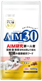 キャットフード　ドライ AIM30 仔猫用 健康な尿路ケア 600g マルカンサンライズ事業部 AIM30コネコニヨロ600G