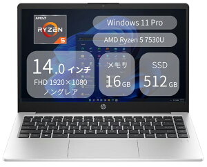 HPbGC`s[ 14^ m[gp\R HP 245 G10 AH0W0PA-AAAJ (Ryzen 5 7530U/Windows11/ 16GB/SSD 512GB)Vo[ AH0W0PA-AAAJ