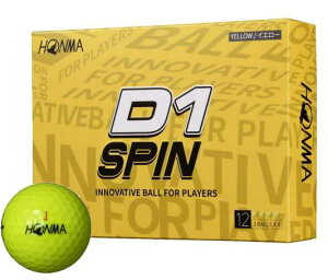 {ԃSt D1 SPIN St{[ 1_[X 12(CG[) D1SPIN@BT2301-YE HONMA GOLF