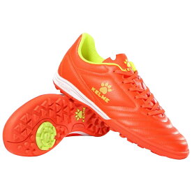 TTS-873701-907-22.5 KELME（ケレメ） サッカートレーニングシューズ　屋外用（TF）（ネオンオレンジ・サイズ：22.5cm） ジュニア用