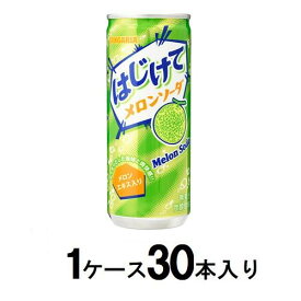 はじけてメロンソーダ 250g缶　（1ケース30本入） サンガリア ハジケテメロンソ-ダ250GX30