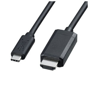 TTvC USB Type-C-HDMIϊP[u 2m ubN KC-ALCHD20K