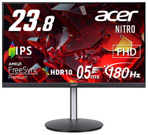 Acer�b�G�C�T�[ �Q�[�~���O�t���f�B�X�v���C(23.8�^/IPS/FullHD 1920×1080/180Hz/0.5ms/HDMI2.0/DP1.2/VESA/3�N�ۏ�)(�u���b�N) Acer Nitro XF243YM3bmiiprx