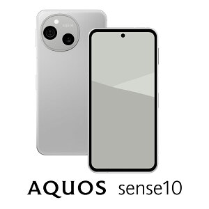 SHARPiV[vj AQUOS sense10i6GB/128GBjCgVo[iSIMt[Łj SH-M33A-S