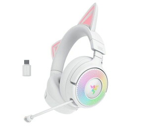 Razer yKizKraken Kitty V3 Pro Q[~Op CX RGB lR~~wbhZbg (White Edition) RZ04-05170400-R3M1