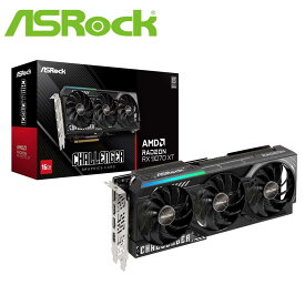 ASRock｜アスロック ASRock Radeon RX 9070XT Challenger 16G グラフィックボード（ブラック） RX9070XTCL16G