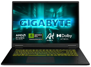 GIGABYTEbMKoCg 16^ Q[~Om[gp\R A18(Ryzen 7 260/ 32GB/SSD 1TB/GeForce RTX 5070/pL[{[h) GAMING A18 3WHK3JPC94JP