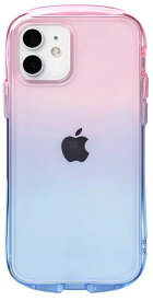 Hamee iPhone 12/12 Pro（6.1インチ）用 iFace Look in Clear Lollyケース（ピーチ/サファイア） 41-941782