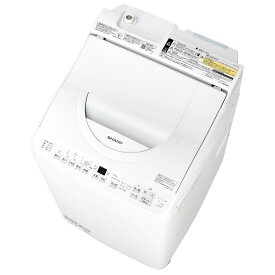 （標準設置料込_Aエリアのみ）シャープ 6.5kg 洗濯乾燥機　ホワイト系 ES-TX6K-W SHARP [ESTX6KW]