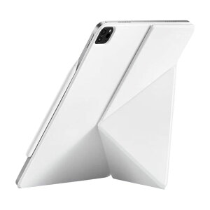PITAKA iPad Pro 13�C���`�iM4/2024�j�p �}�O�l�b�g�z���� ���U�[�P�[�X�i�z���C�g�j MagEZ Folio2 �y�� �}���`�A���O�� ��ʃJ�o�[ FOL2405P