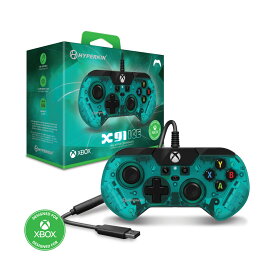 HYPERKIN　JAPAN 【Xbox Series】X91　ICE　有線コントローラー　Aqua　Green [M02628-AG X91 ICE ユウセンコントローラー Aqua Green]