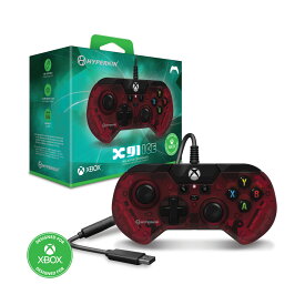HYPERKIN　JAPAN 【Xbox Series】X91　ICE　有線コントローラー　Ruby　Red [M02628-RR X91 ICE ユウセンコントローラー Ruby Red]