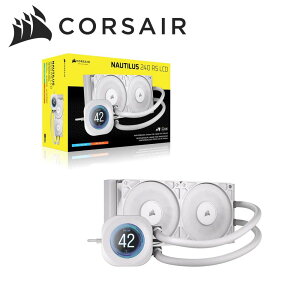 CORSAIRbRZA ̌^CPUN[[ NAUTILUS 240 RS LCD WhiteizCgj CW-9061032-WW