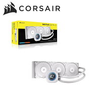CORSAIR｜コルセア 水冷一体型CPUクーラー NAUTILUS 360 RS LCD White（ホワイト） CW-9061034-WW